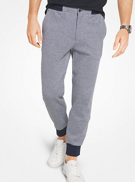 Michael Kors Mens Tailored-fit Cotton Joggers