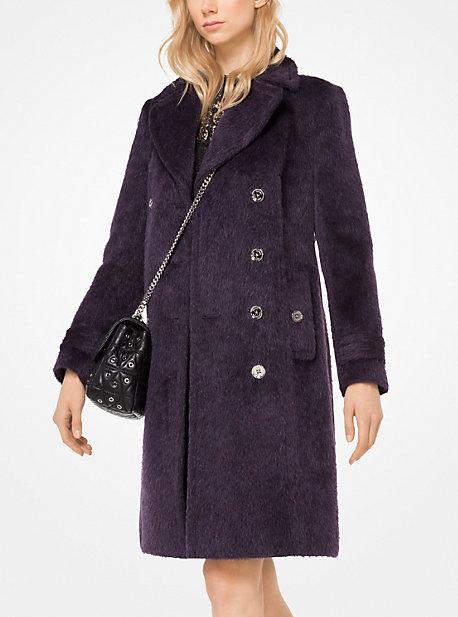 Michael Michael Kors Mohair Officers Coat