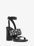 Michael Kors Collection Muriel Studded Leather Sandal