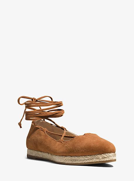 Michael Kors Collection Cadence Suede Flat