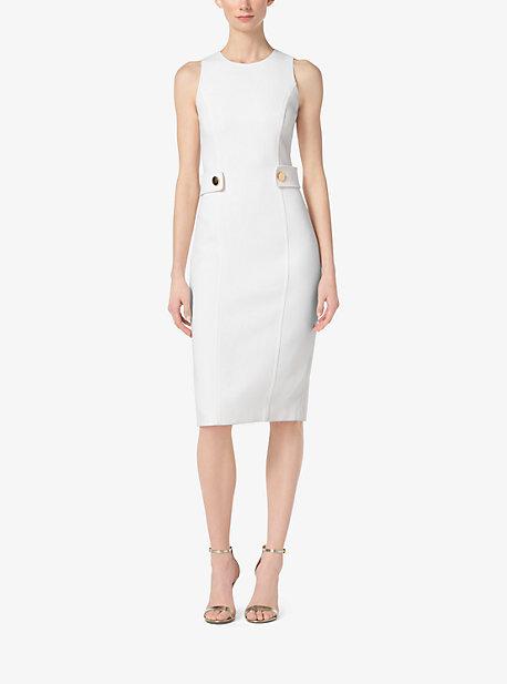Michael Kors Collection Stretch Boucle-crepe Sheath Dress