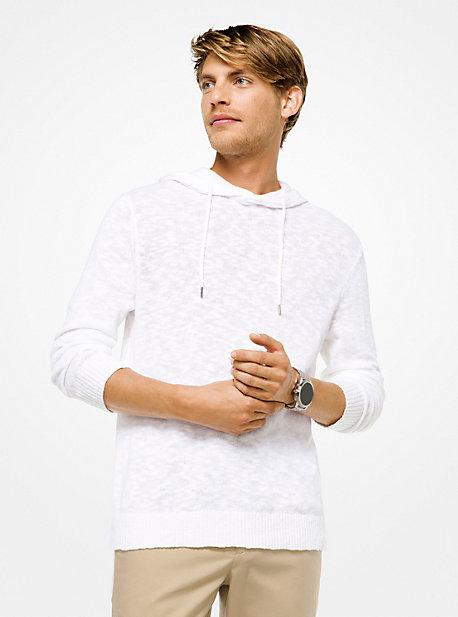 Michael Kors Mens Cotton And Linen Hoodie