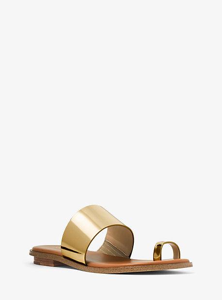 Michael Michael Kors Sonya Specchio Leather Sandal