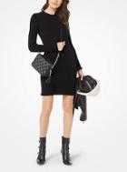 Michael Michael Kors Frayed Merino Dress