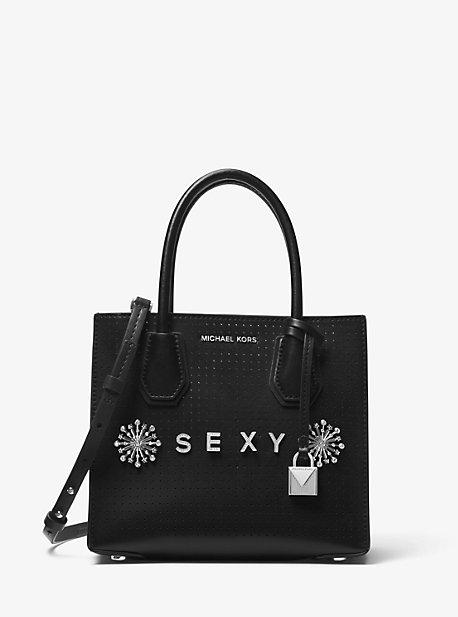 Michael Michael Kors Mercer Sexy Perforated Leather Crossbody