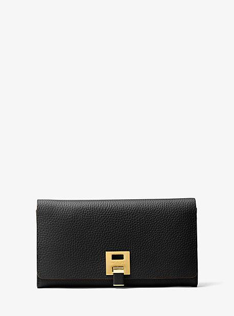 Michael Kors Collection Bancroft Calf Leather Continental Wallet
