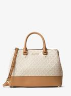 Michael Michael Kors Savannah Color-block Logo Satchel