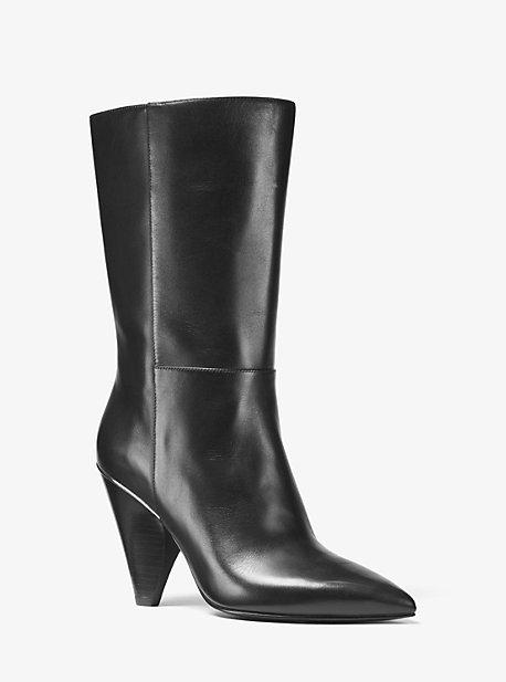 Michael Michael Kors Lizzy Leather Mid-calf Boot