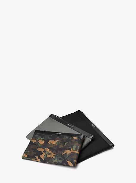 Michael Kors Mens Kent Travel Pouch Set
