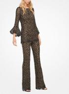 Michael Kors Collection Corded Lace Bell-cuff Tunic