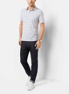 Michael Kors Mens Space-dyed Stripe Cotton Polo Shirt