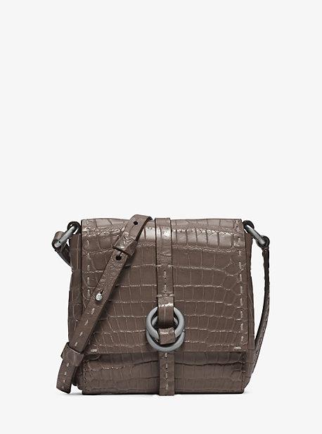 Michael Kors Collection Julie Crocodile Crossbody