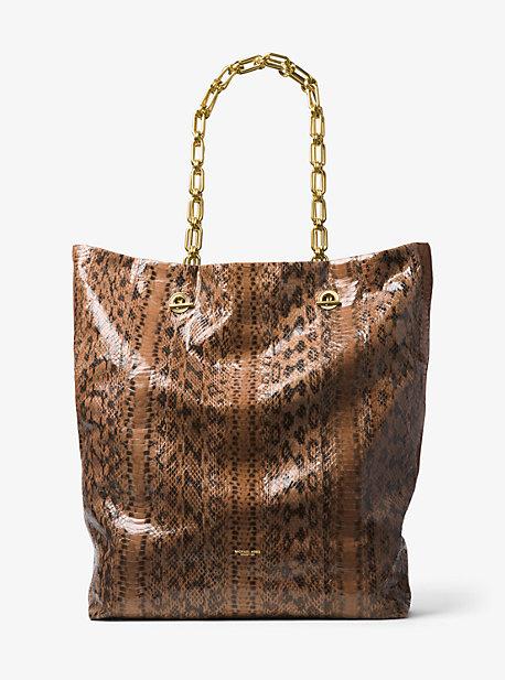 Michael Kors Angelina Extra-large Snakeskin Tote