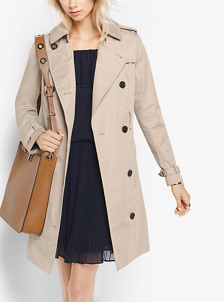 Michael Michael Kors Sateen Trench Coat
