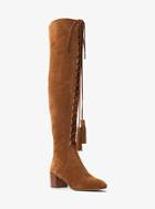 Michael Kors Collection Harris Suede Lace-up Boot