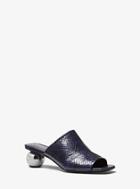 Michael Kors Collection Maxie Snakeskin Mule