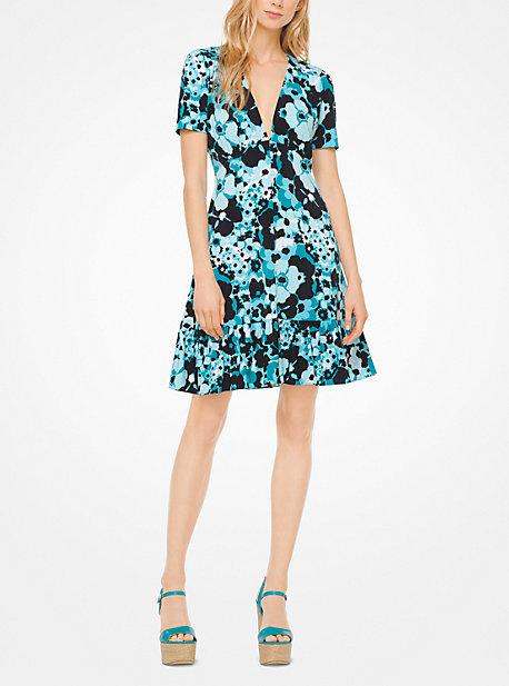 Michael Michael Kors Floral Matte-jersey Dress