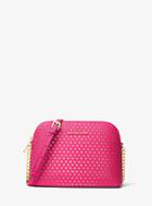 Michael Kors Cindy Perforated Saffiano Leather Crossbody