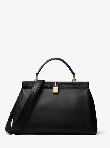 Michael Michael Kors Gramercy Leather Frame Satchel