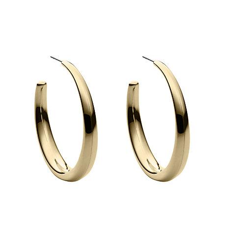 Michael Kors Gold-tone Hoop Earrings