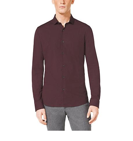 Michael Kors Slim-fit Stretch-cotton Shirt