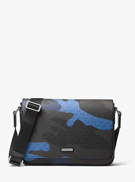 Michael Kors Mens Jet Set Camouflage Logo Messenger