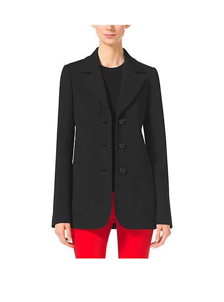 Michael Kors Collection Wool-crepe Broadcloth Blazer