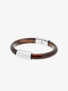Michael Kors Silver-tone And Acetate Bangle