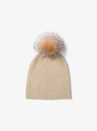 Michael Michael Kors Fur Pom-pom Cashmere Beanie