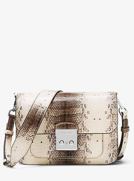 Michael Michael Kors Sloan Editor Embossed Leather Shoulder Bag