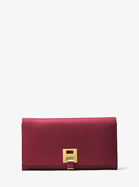 Michael Kors Collection Bancroft Leather Continental Wallet