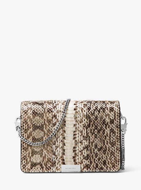 Michael Michael Kors Jade Snakeskin Clutch