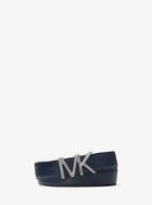Michael Kors Mens Leather Logo Belt