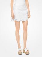 Michael Michael Kors Floral Lace Jacquard Mini Skirt
