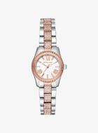 Michael Kors Petite Lexington Pave Two-tone Watch