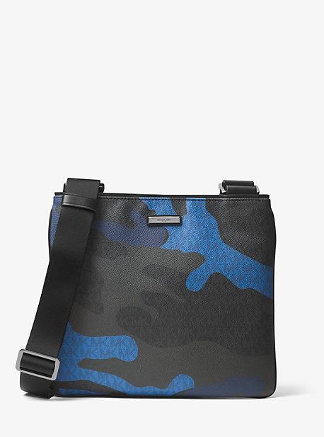 Michael Kors Mens Jet Set Camouflage Logo Crossbody