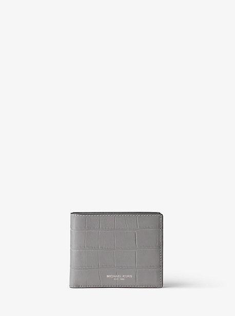 Michael Kors Mens Bryant Embossed-leather Billfold