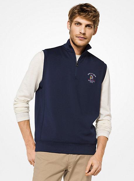 Michael Kors Mens 2018 U.s. Open Michael Kors Quarter-zip Vest