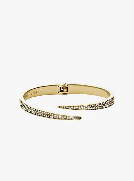 Michael Kors Matchstick Pave Gold-tone Cuff