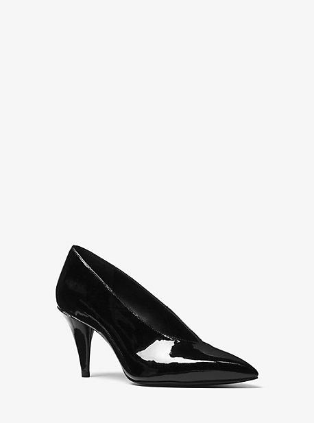 Michael Michael Kors Lizzy Patent Leather Choked Pump