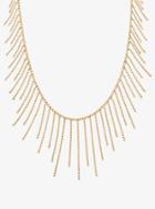 Michael Kors Gold-tone Chain Statement Necklace