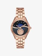 Michael Kors Lauryn Celestial Pave Rose Gold-tone Watch