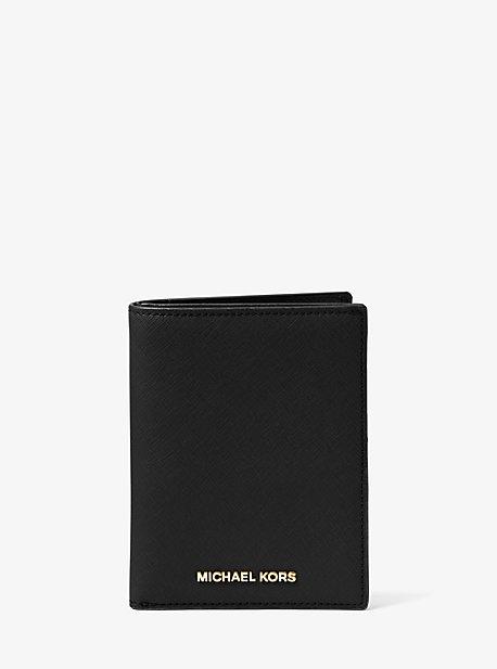 Michael Michael Kors Jet Set Travel Saffiano Leather Passport Wallet