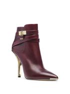 Michael Kors Collection Averie Leather Ankle Boot