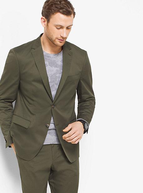 Michael Kors Mens Slim-fit Stretch-cotton Blazer