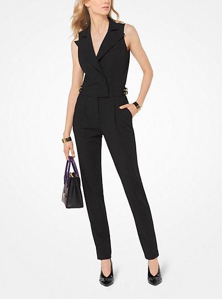 Michael Michael Kors Stretch-twill Jumpsuit