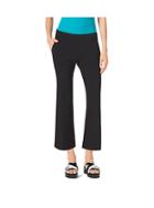 Michael Kors Collection Flared Pebbled-crepe Cropped Pants