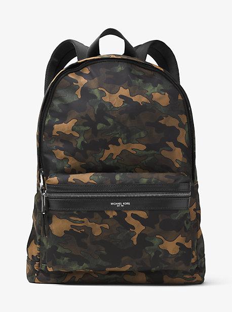 Michael Kors Mens Kent Camouflage Nylon Backpack