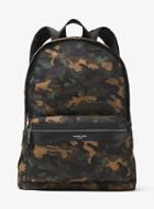 Michael Kors Mens Kent Camouflage Nylon Backpack