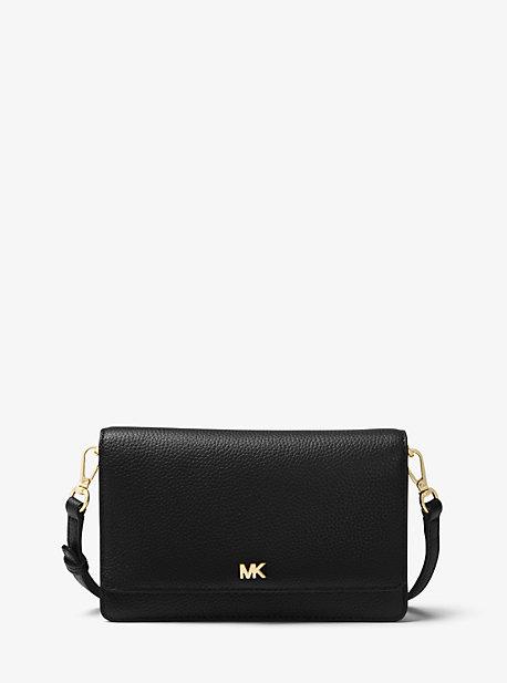 Michael Michael Kors Mercer Pebbled Leather Smartphone Crossbody
